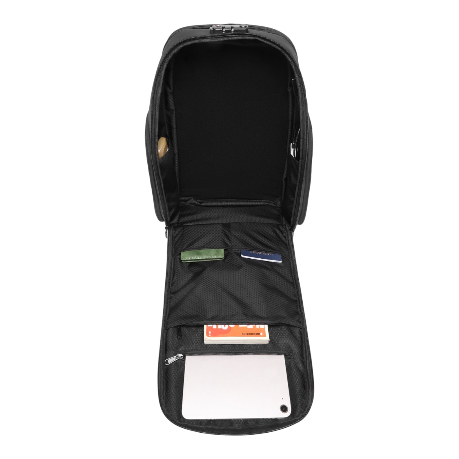 backpacks with travel sleeve The Backpack — 35L Structured Carry-On with TPU Waterproof Shell, TSA Lock & 17" Laptop Sleeve