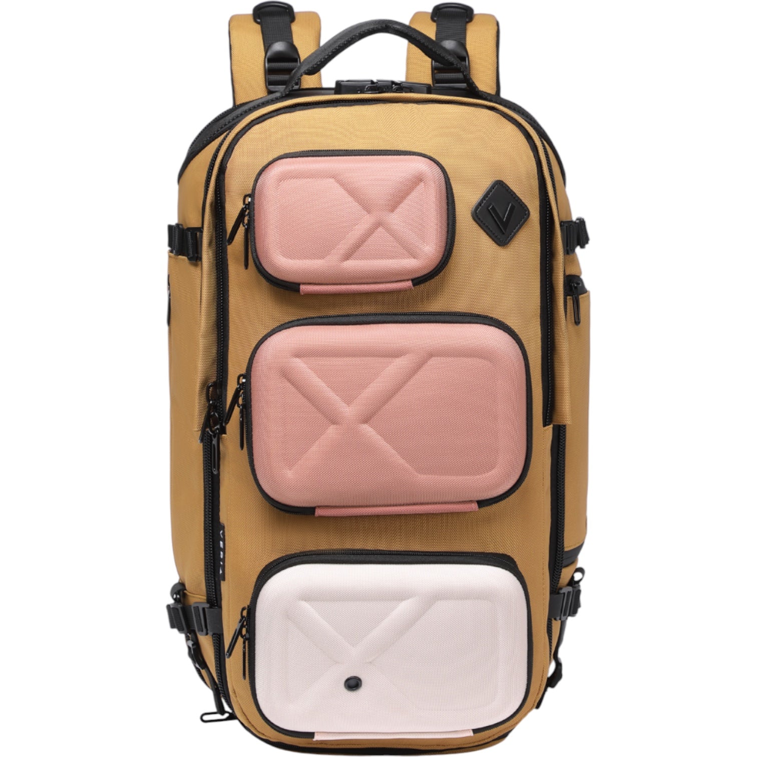 alyasha travel backpack 320 Shisha 14 Pockets while the adjustable padded shoulder straps make car Hex x Alyasha Moore Designed