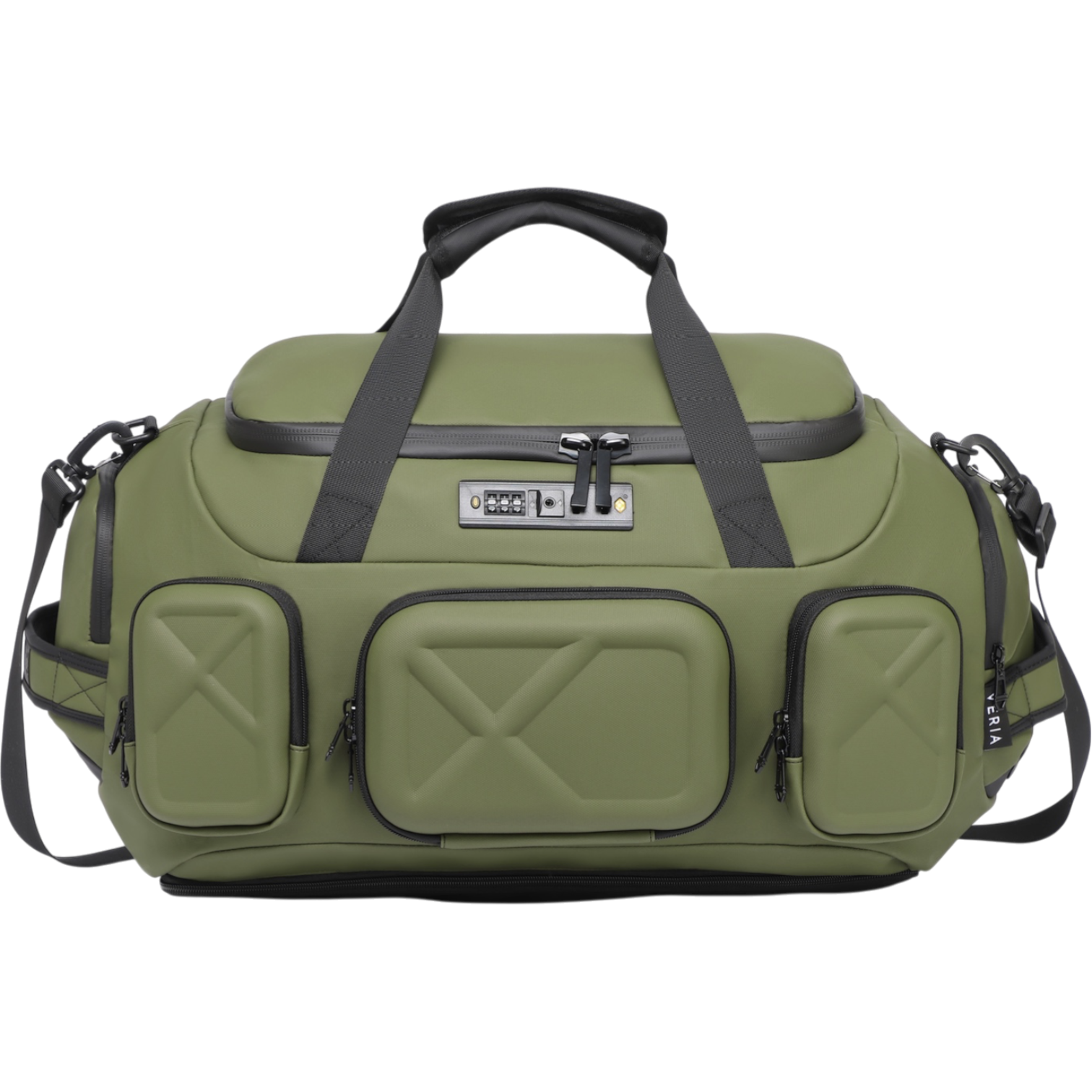 Veria Travel Savvy DuffelPack – Green Convertible Travel Duffel Backpack, 17.3′′ Laptop Carry-On